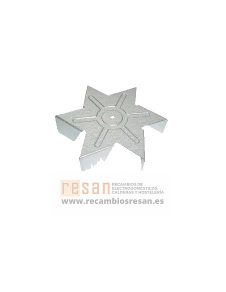 Aspa ventilador horno Whirlpool AWM d:12,4 cm