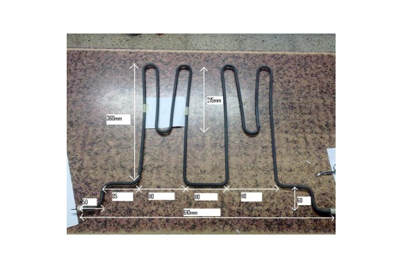 Resistencia acumulador 610 mm. 1600W