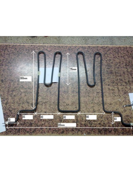 Resistencia acumulador 610 mm. 1600W
