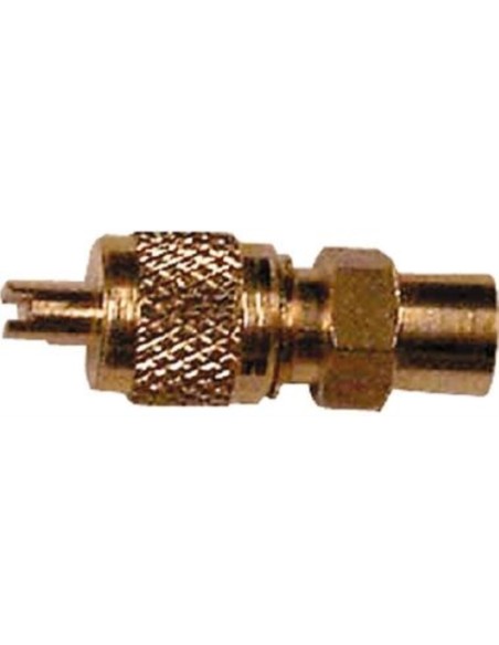 Valvula obus 1/4 soldar con tapon 1/4 SAE