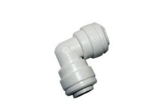 Racor union tubo frigo 1/4" - 1/4" codo 90