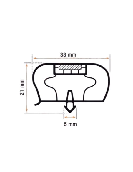 Burlete camara Infrico 1575x664 mm. exterior