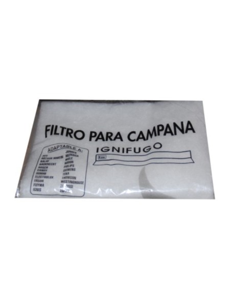 Filtro espuma campana extractora 90x45