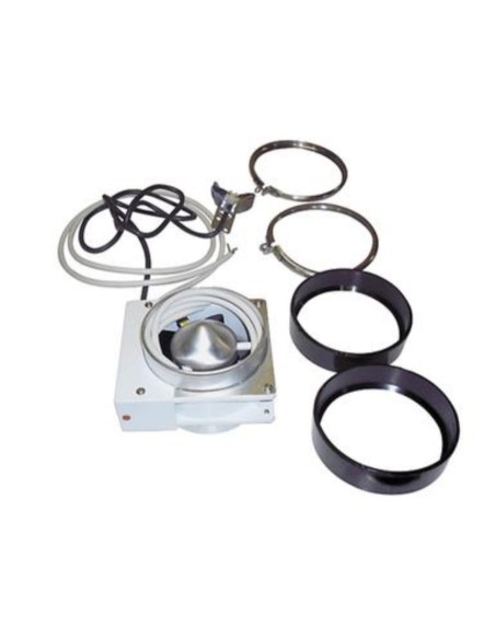 Kit tiro forzado sensor tubo 125mm 2.75m3