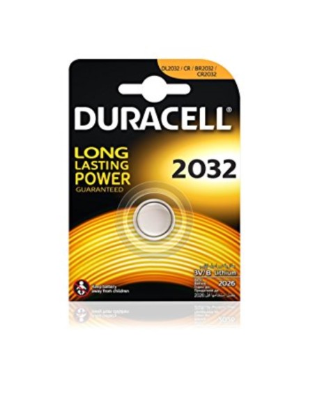 Pila litio DURACELL CR2032 DL2032 BR2032 3V-unidad