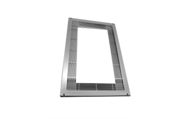 Marco microondas plastico color inox niquel