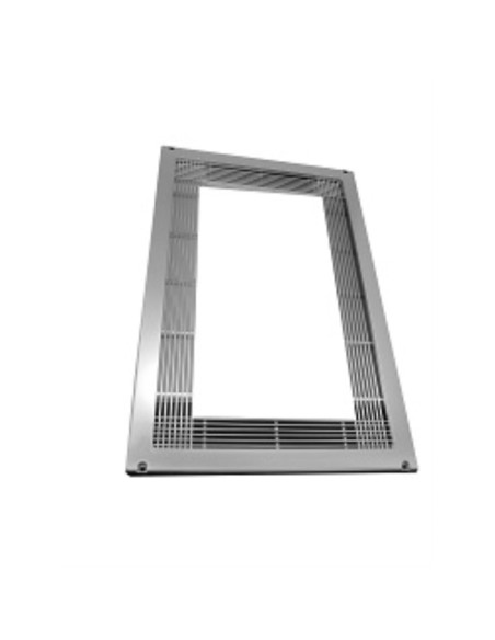 Marco microondas plastico color inox niquel