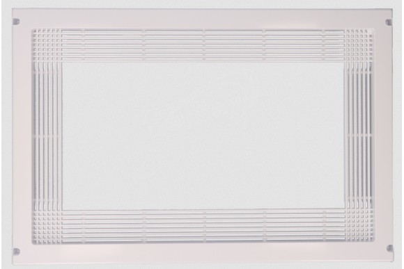 Marco microondas blanco 600x400mm