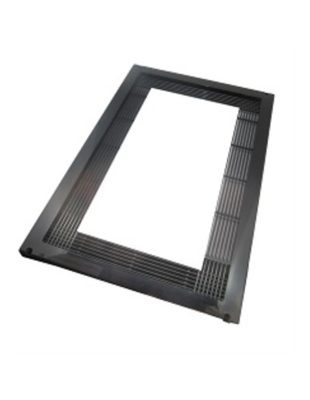 Marco microondas negro 595x400mm