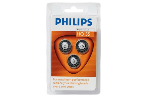 Cuchilla afeitar Philips HQ55 (pack de 3 unidades)