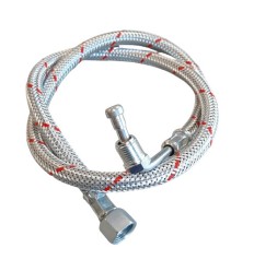 Latiguillo gasoil 900mm 3/8 H - 1/4 M curvo