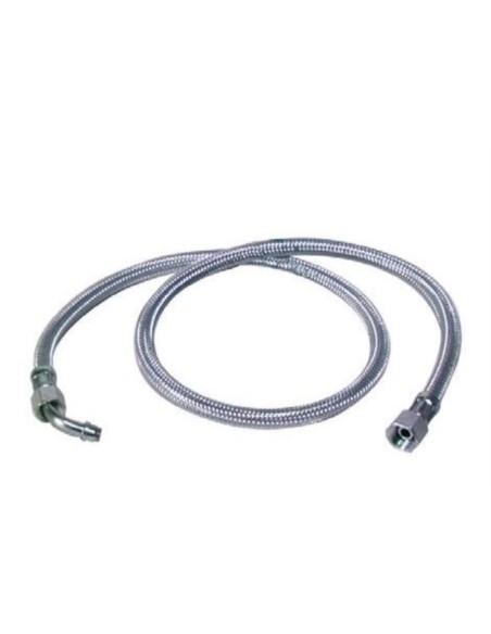 Latiguillo gasoil 900mm 3/8 h - 1/4 h curvo