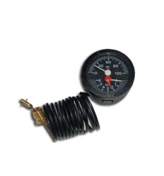 Termohidrometro 0-120°/0-6 bar d.52mm. 14x1mm.