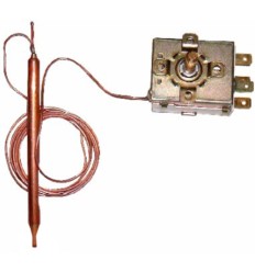 Termostato regulable 0-90º bulbo 1m. 15a