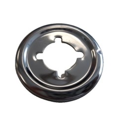 Caratula embellecedora cromada para mando