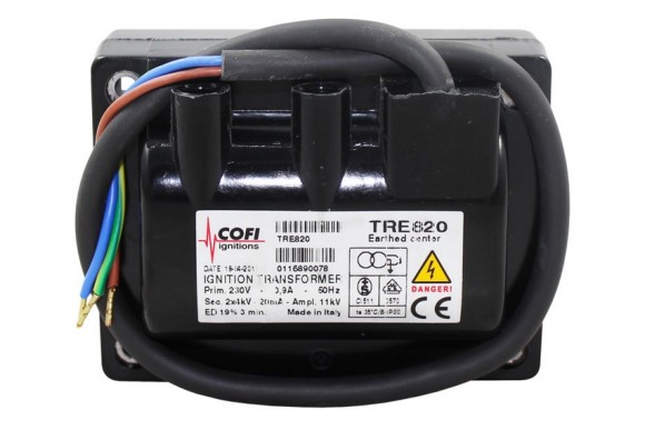 Transformador quemador COFI TRE820 2x4000v 20%