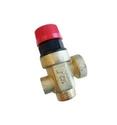 Valvula de seguridad 1/2 M-H 3 bar toma 1/4h mano