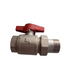 Valvula de esfera 3/4 M-H paso total mariposa