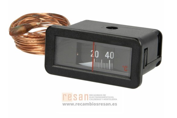 Termometro rectangular Chapee 64x31mm 3 mt