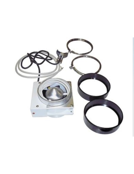 Kit tiro forzado calentador tubo 110mm 2.75m3/min.