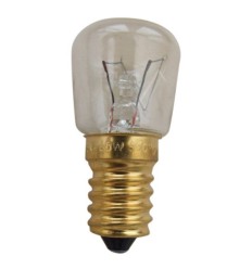 Bombilla microondas 20-25W 300ºC E14 corta