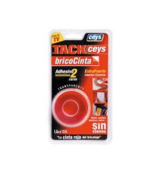 Cinta adhesiva 2 caras transparente Ceys 1.5 m