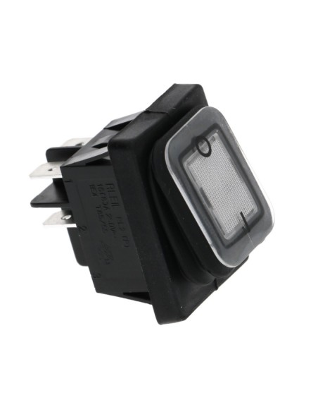 Interruptor bipolar blanco 30x22 mm. 20A
