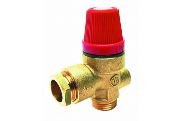 Valvula de seguridad 3bares 1/2 con grifo evacu.