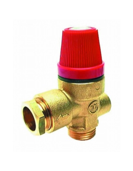Valvula de seguridad 3bares 1/2 con grifo evacu.
