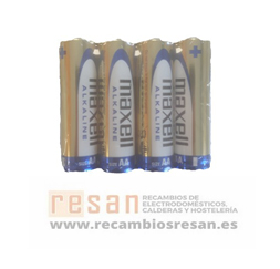 Pilas alcalinas MAXELL LR06 AA (4 uds granel)