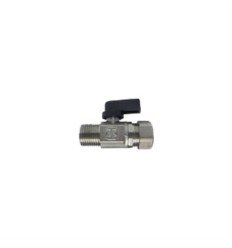 Llave de llenado de esfera, conex. 1/2", con conex