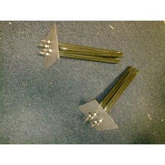Resistencia L290 mm. 6000W con chapa s/muestra