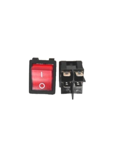 Interruptor bipolar rojo n-e-sa-z-ncx-s-b