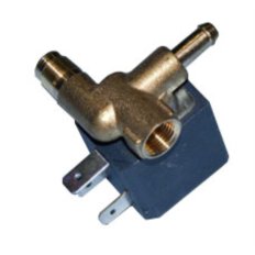 Electrovalvula 4W 230V 1/8M - tubo 90º izqda + man