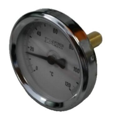 Termometro 0-120ºC d:63 mm bulbo 50mm 1/2"