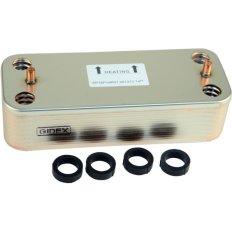 Intercambiador de placas Ferdigit lowNOX f24 16p 154x40mm tornillo 148mm