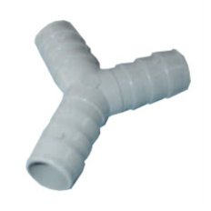 Racor union para tubo desagüe 17 mm. Y (doble)