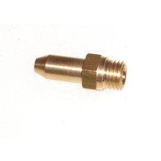 Inyector quemador laton 1.10 mm largo (unidad)