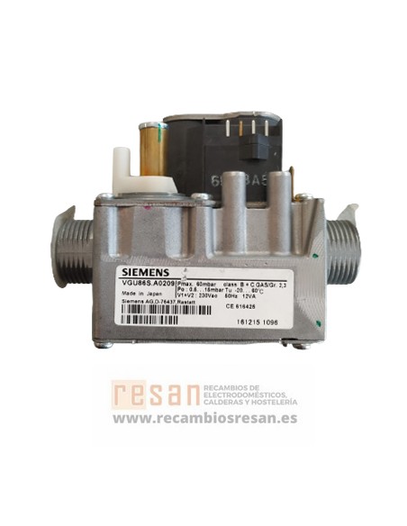 Valvula de gas vgu 86 Siemens