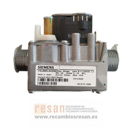 Valvula de gas vgu 86 Siemens