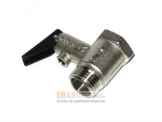 Valvula seguridad 1/2" 8,1 bar palanca *ver 91001