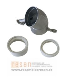 Curva salida de humos new elite 60