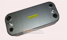 Intercambiador 22 placas Eolo 154mm conexion X *