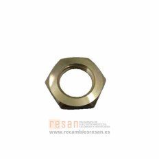 Tuerca rebajada 1/2" f en laton