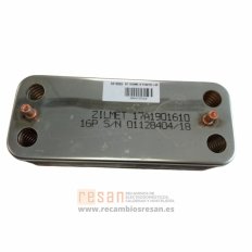 Intercambiador placas Sime Brava Slim 16p