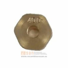 Inyector hexagonal d.4.00 met
