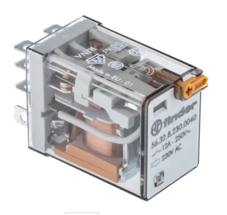 Rele bipolar finder 12A 230V 50-60H