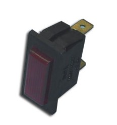 Interruptor rojo rectangular