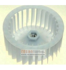 Rodillo de ventilador secadora D:90 mm