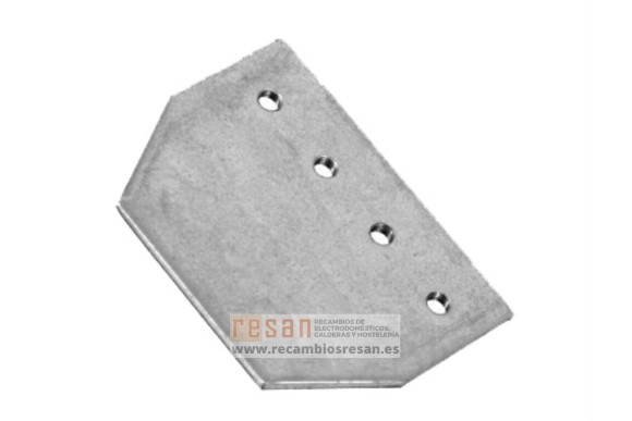 Placa refuerzo bisagra